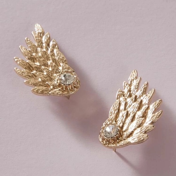 Last set! 2 pc set angel wing collar brooches neon - Picture 2 of 5